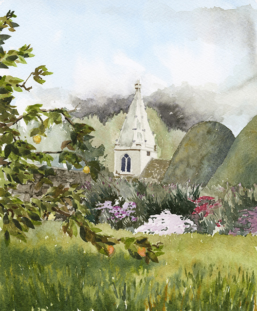 Great Chalfield church by Julia Vaughan