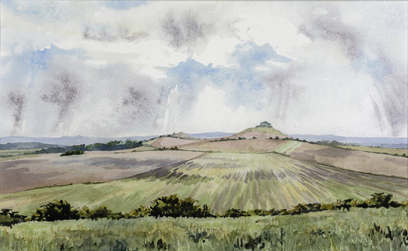 Woodborough Hill by Julia Vaughan